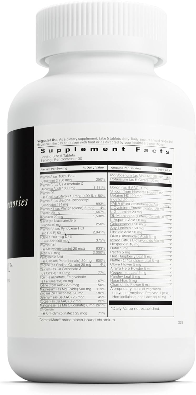 DaVinci Labs Ultimate Prenatal - Comprehensive Nutritional Support for Pregnancy & Lactation - 150 Tablets