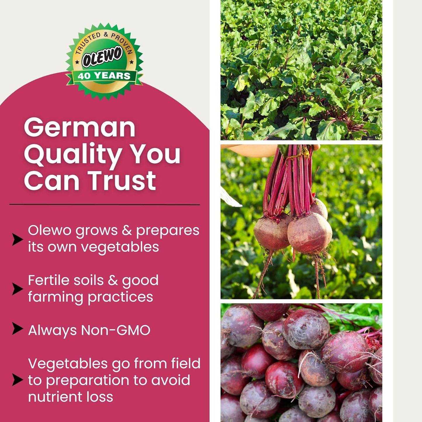 Dehydrated Red Beets for Dogs - Natural Anti-Itch & Skin Support, Dog Food Topper with Fiber & Vitamins, 5.5 lbs