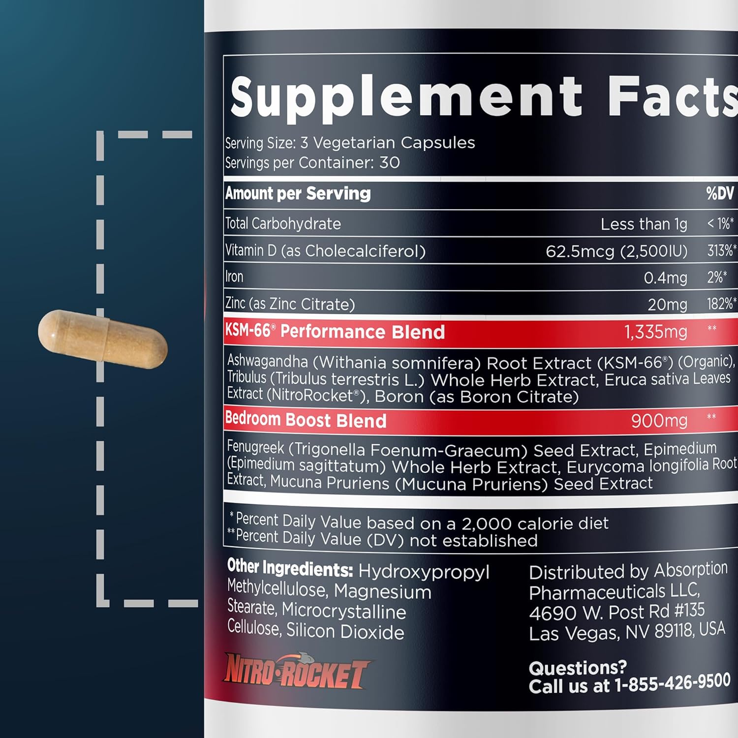 Delay Spray for Men (7.4ml) + Strength & Stamina Enhancer Supplement with Tongkat Ali, Ashwagandha, Horny Goat Weed - Energy & Stamina Boost