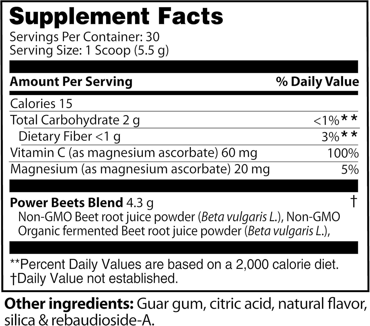 Delicious Acai Berry Pomegranate Flavor Beet Juice Powder for Circulation Support - Non-GMO Dietary Supplement - 30 Servings, 5.8 Ounce
