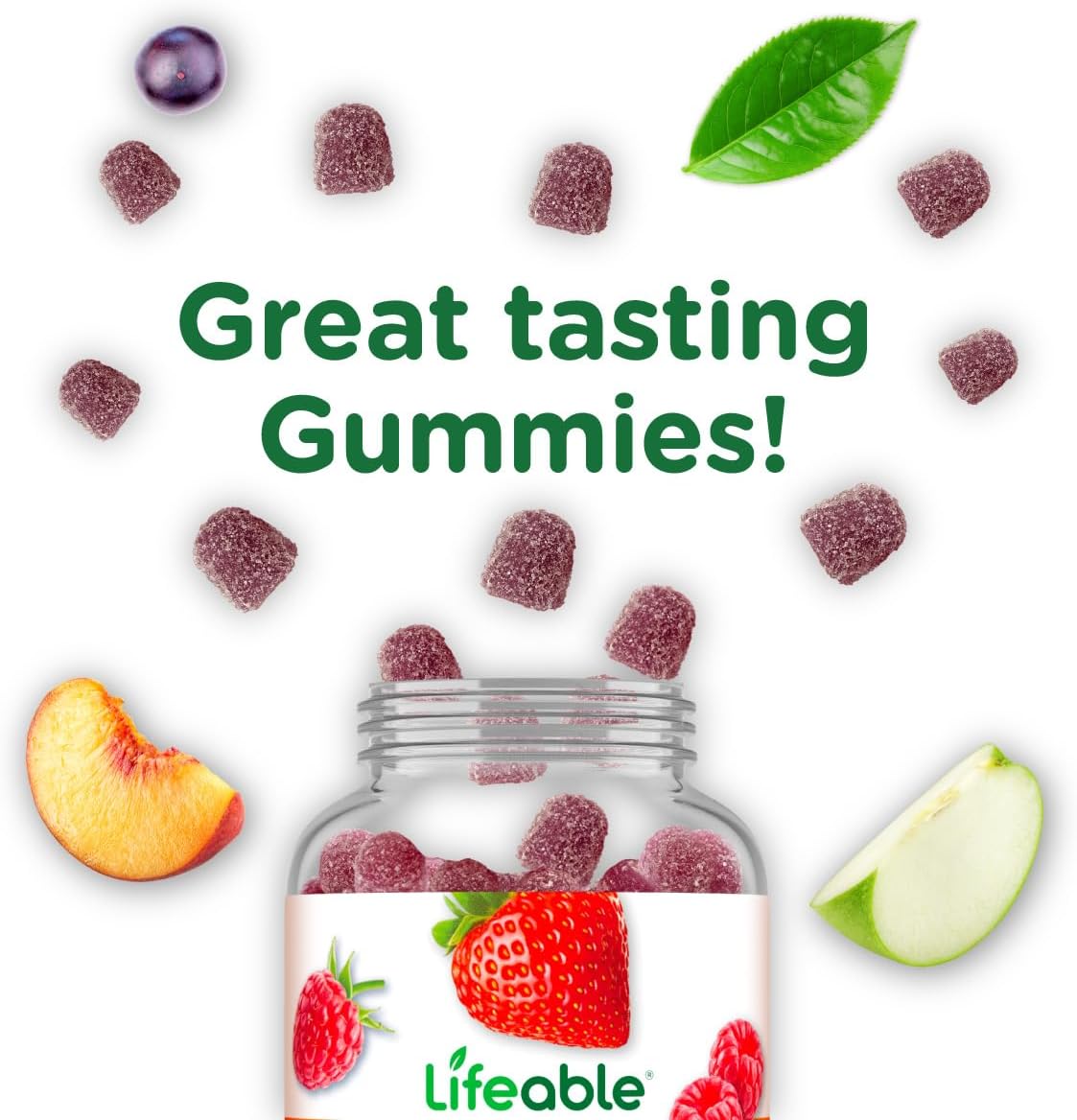 Delicious Calcium Magnesium Vitamin D Gummies for Strong Bones | 90 Gummies for Adults | Bone Health Supplement