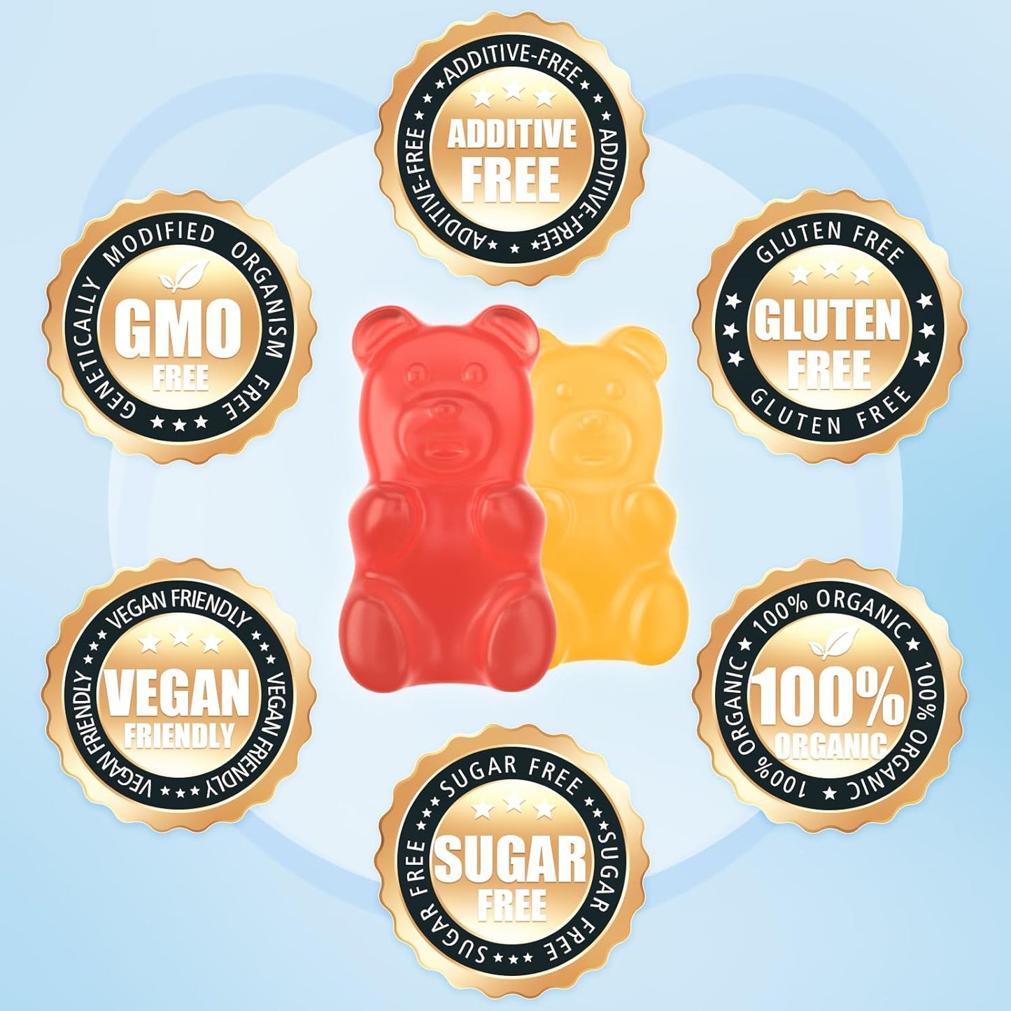 Delicious Mixed Fruit Flavored Sugar-Free Potassium Magnesium Gummies - 120 Count for Adults & Kids, High Absorption Supplement for Leg Cramps, Muscles, & Immune Health