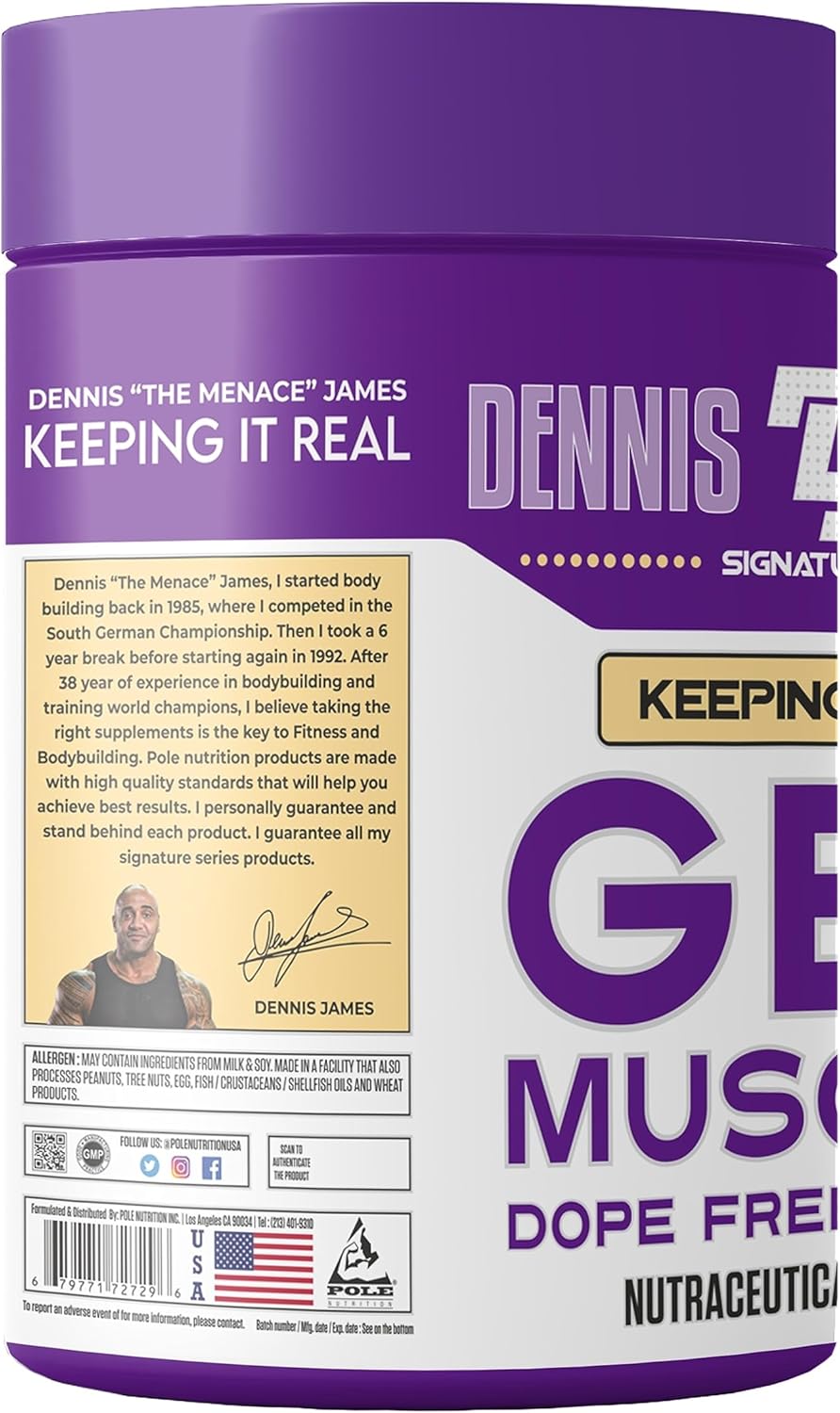 DENNIS JAMES Signature Series Muscle-Building Supplement | 120 Tablets, 60 Servings