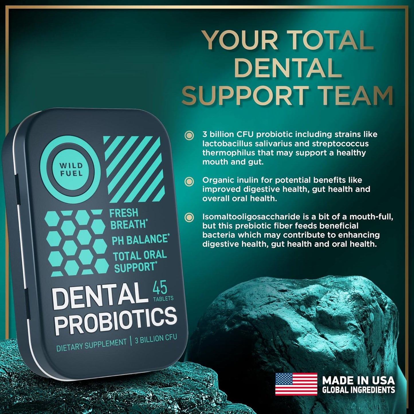 Dental Probiotics Keto Gummies Bundle with MCT Oil & Digestive Enzymes