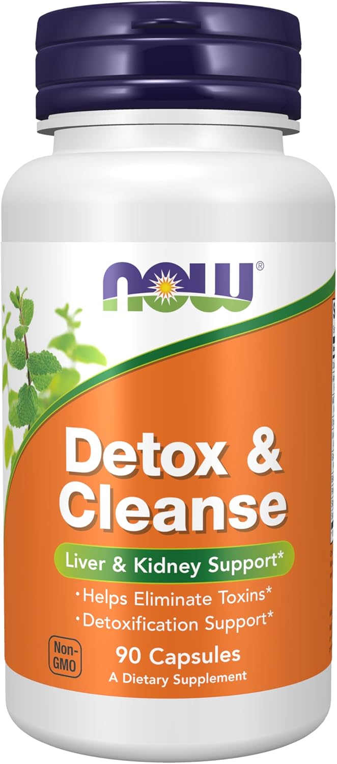 Detox and Cleanse Supplement, 90 Veg Capsules, Liver and Kidney Support by NOW Foods