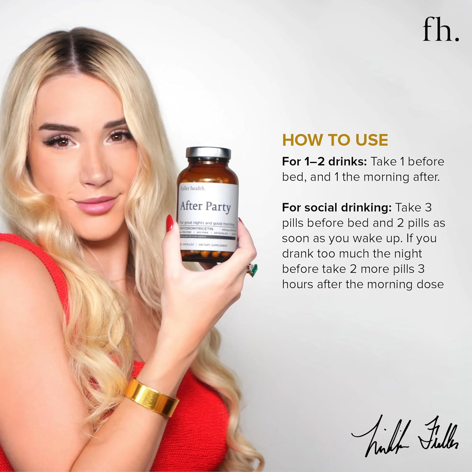 DHM Dihydromyricetin Supplement for Full Body Health | Boost Liver Function, Metabolism, Energy | Post-Party Relief, 650mg Per Pill | 1 Bottle, 24 Servings