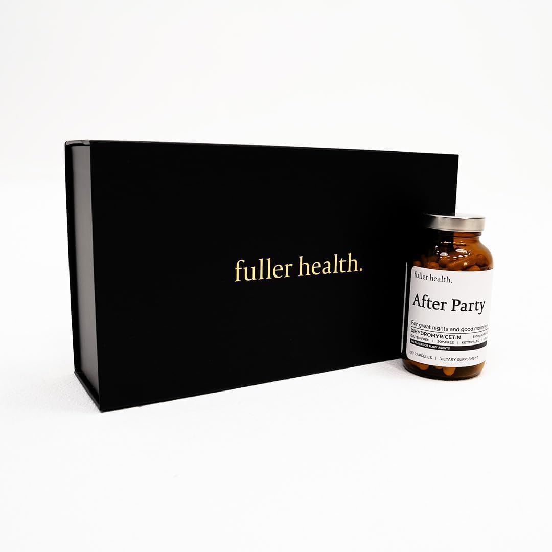 DHM Dihydromyricetin Supplement for Full Body Health | Boost Liver Function, Metabolism, Energy | Post-Party Relief, 650mg Per Pill | 1 Bottle, 24 Servings