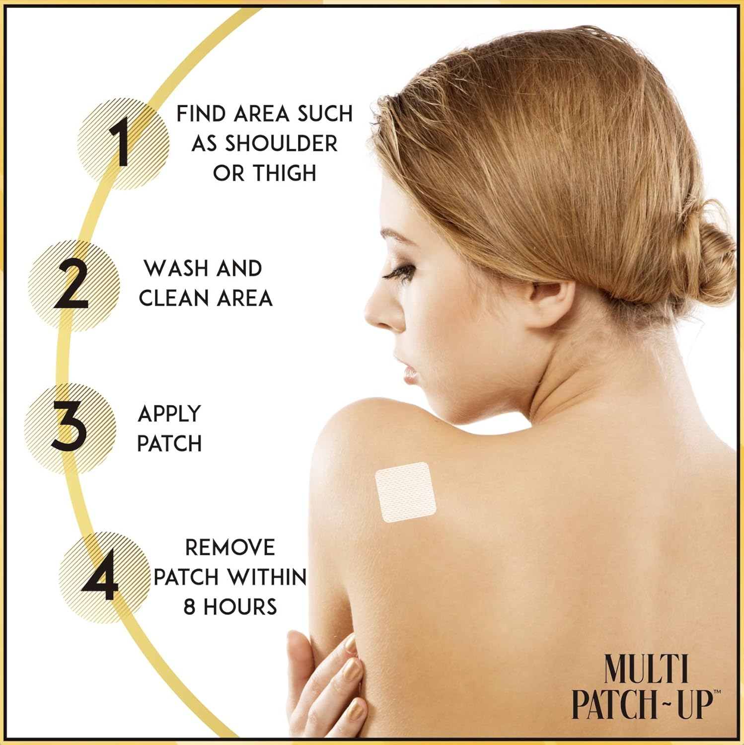 Diamond Hills Multi Patch-Up - 30 Count Daily Patches - Zero Calories and Sugar-Free