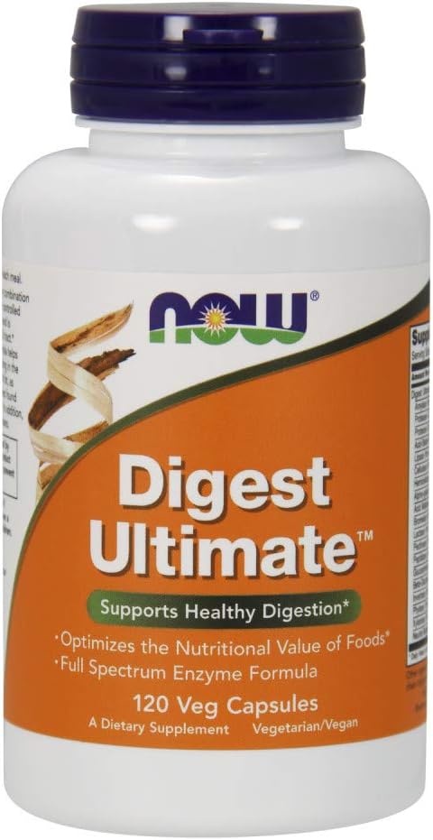 Digest Ultimate 120 Vegetable Capsules by NOW Foods