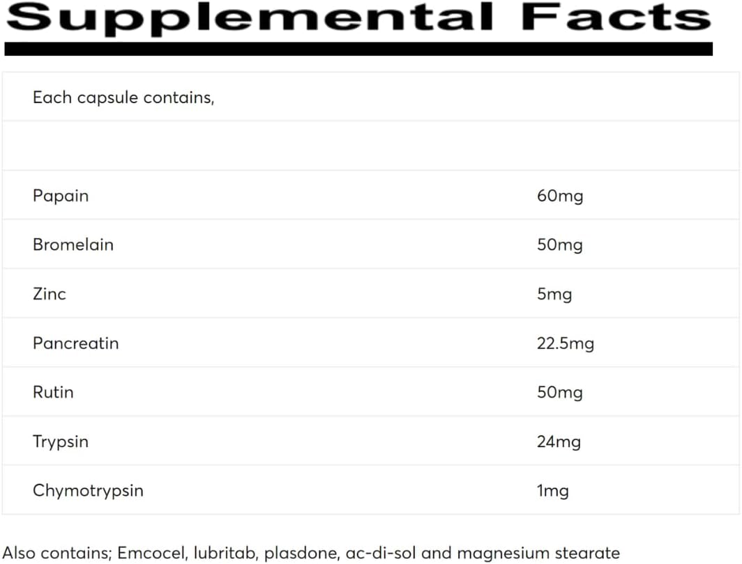 Digest Zone: Enzyme Supplement for Protein, Fat, and Carb Digestion - Supports Circulation and Repair Processes
