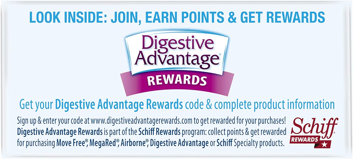 Digestive Advantage IBS Probiotics Capsules for Men and Women - Digestive Health, Intensive Bowel Support, Occasional Bloating Relief, Gut Health - 32ct