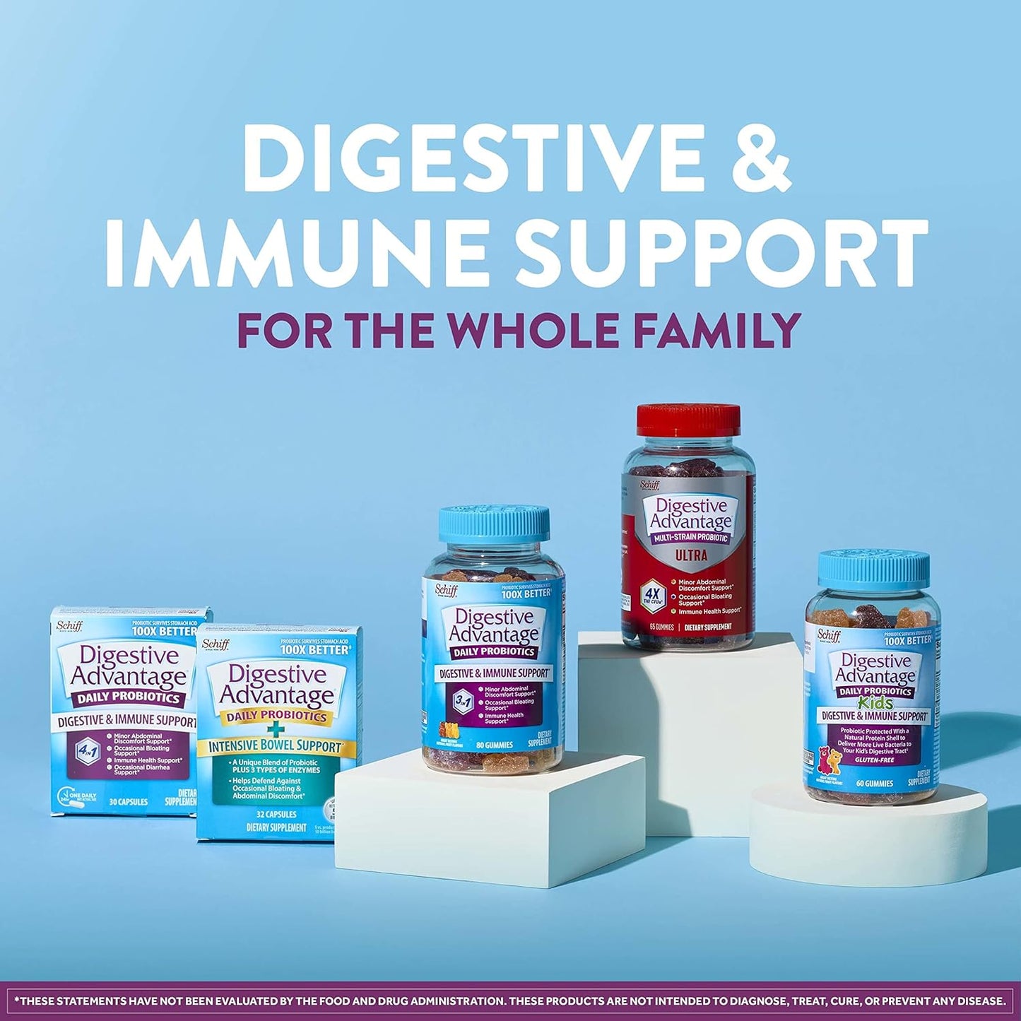 Digestive Advantage IBS Probiotics Capsules for Men and Women - Digestive Health, Intensive Bowel Support, Occasional Bloating Relief, Gut Health - 32ct
