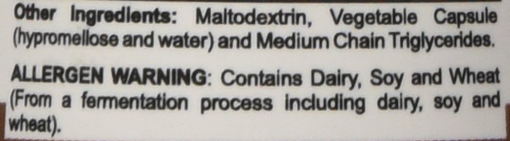 Digestive Enzyme Supplement for Bloating Relief, Gas, Lactose Intolerance - 60 Capsules