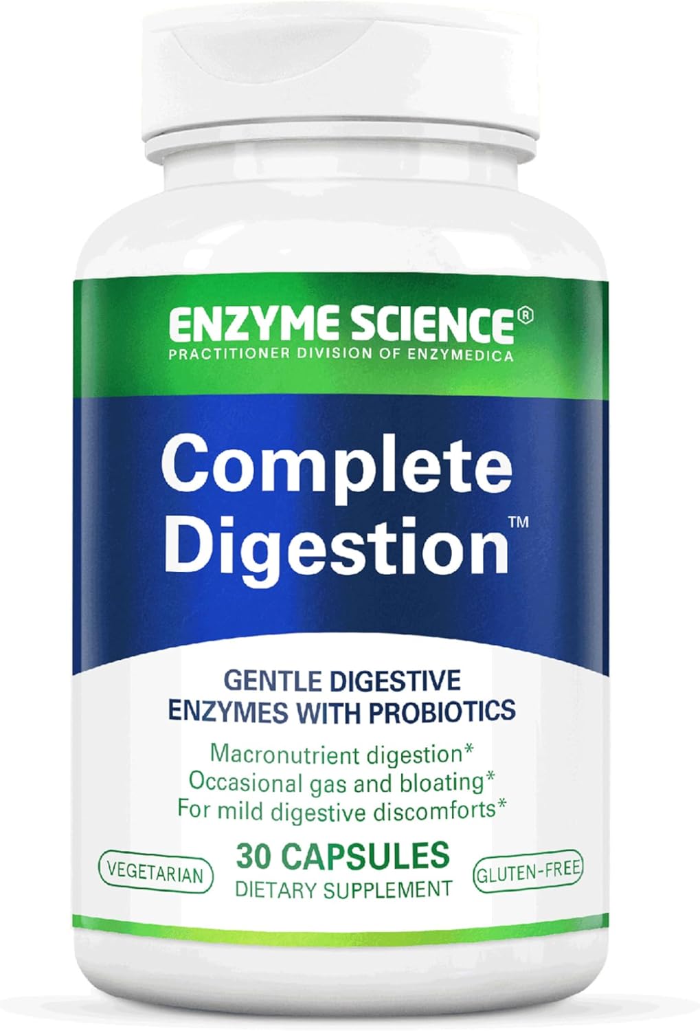 Digestive Enzyme Supplement for Men and Women - Enzyme Science Complete Digestion Capsules - Supports Digestive Health, Reduces Gas, Bloating, and Indigestion - Probiotic Formula