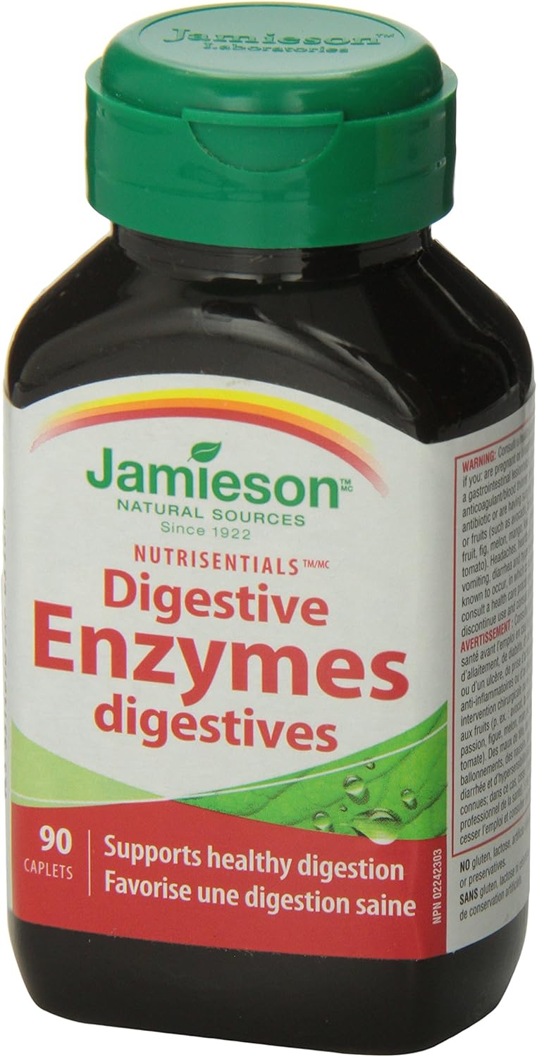 Digestive Enzymes by Jamieson - Natural Support for Digestion and Gut Health