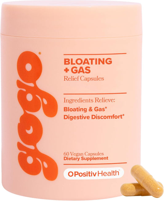 Digestive Enzymes for Bloating & Gas Relief - Natural Supplements for Water Retention Reduction - Bromelain, Ginger Root, Milk Thistle - 30 Servings