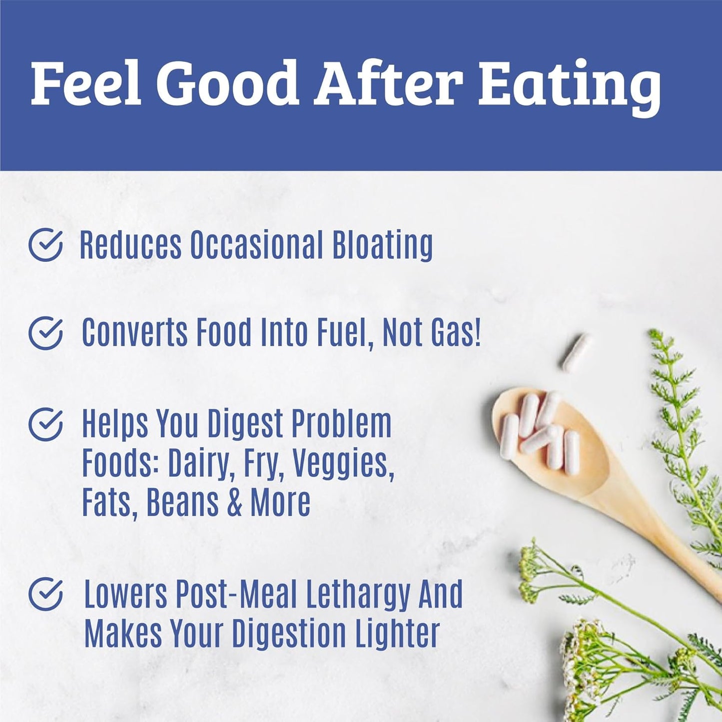 Digestive Enzymes for Men & Women with Lactase Lipase Amylase Bromelain - Gas Relief & Digestive Health - Gallbladder Support & Supplements