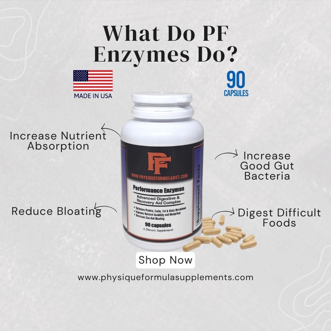 Digestive Enzymes with Betaine HCL for Gut Health - Multi Enzymes for Digestive Health and Bloating Relief - 90 CT