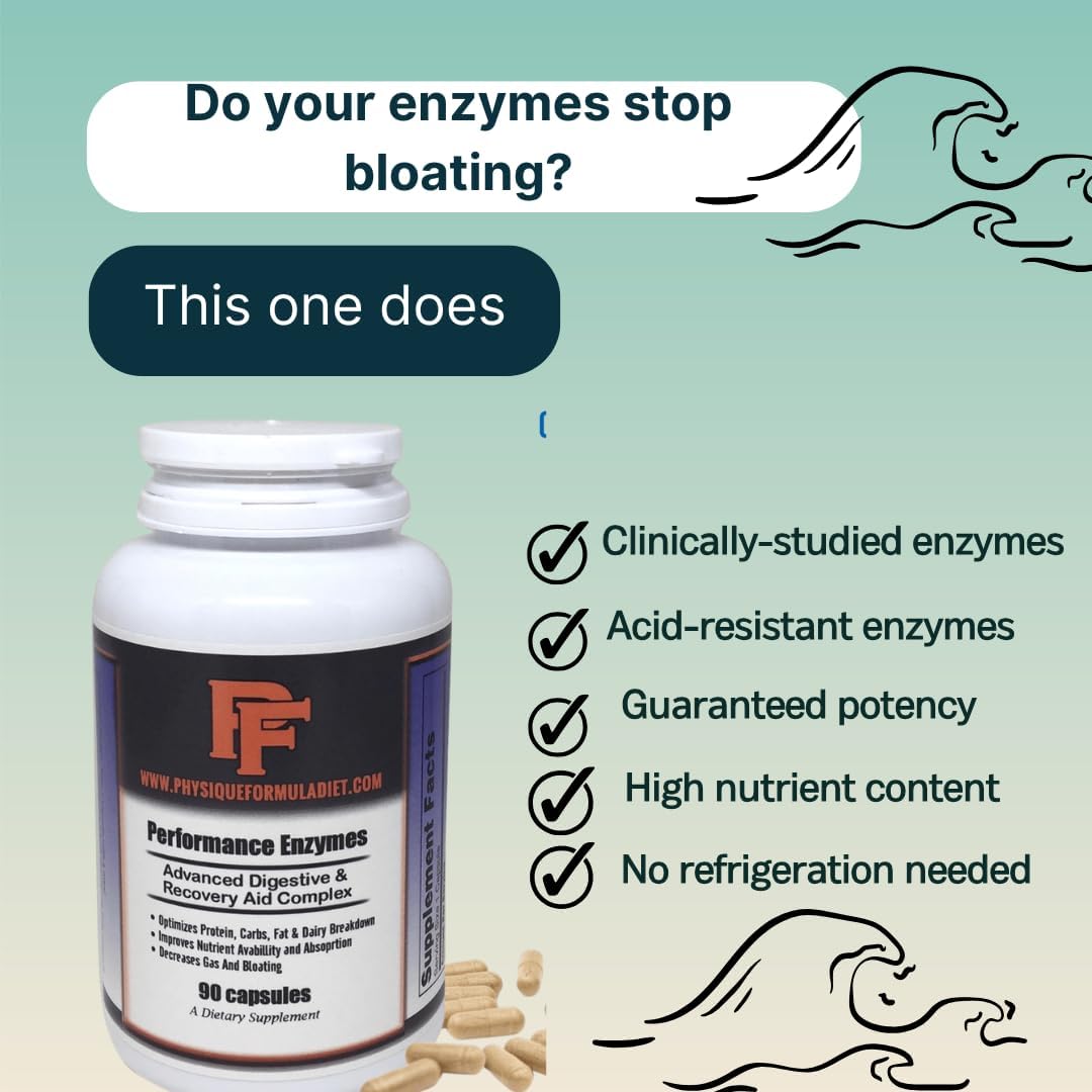 Digestive Enzymes with Betaine HCL for Gut Health - Multi Enzymes for Digestive Health and Bloating Relief - 90 CT