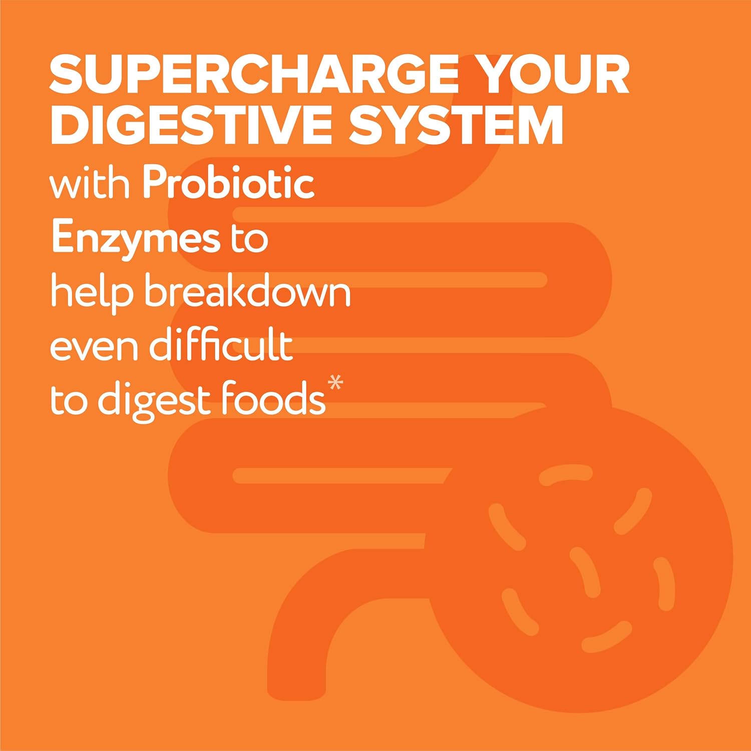 Digestive Enzymes with Probiotics and Prebiotics for Gut Health - Triple Action Formula - 30ct Bottle for Men and Women