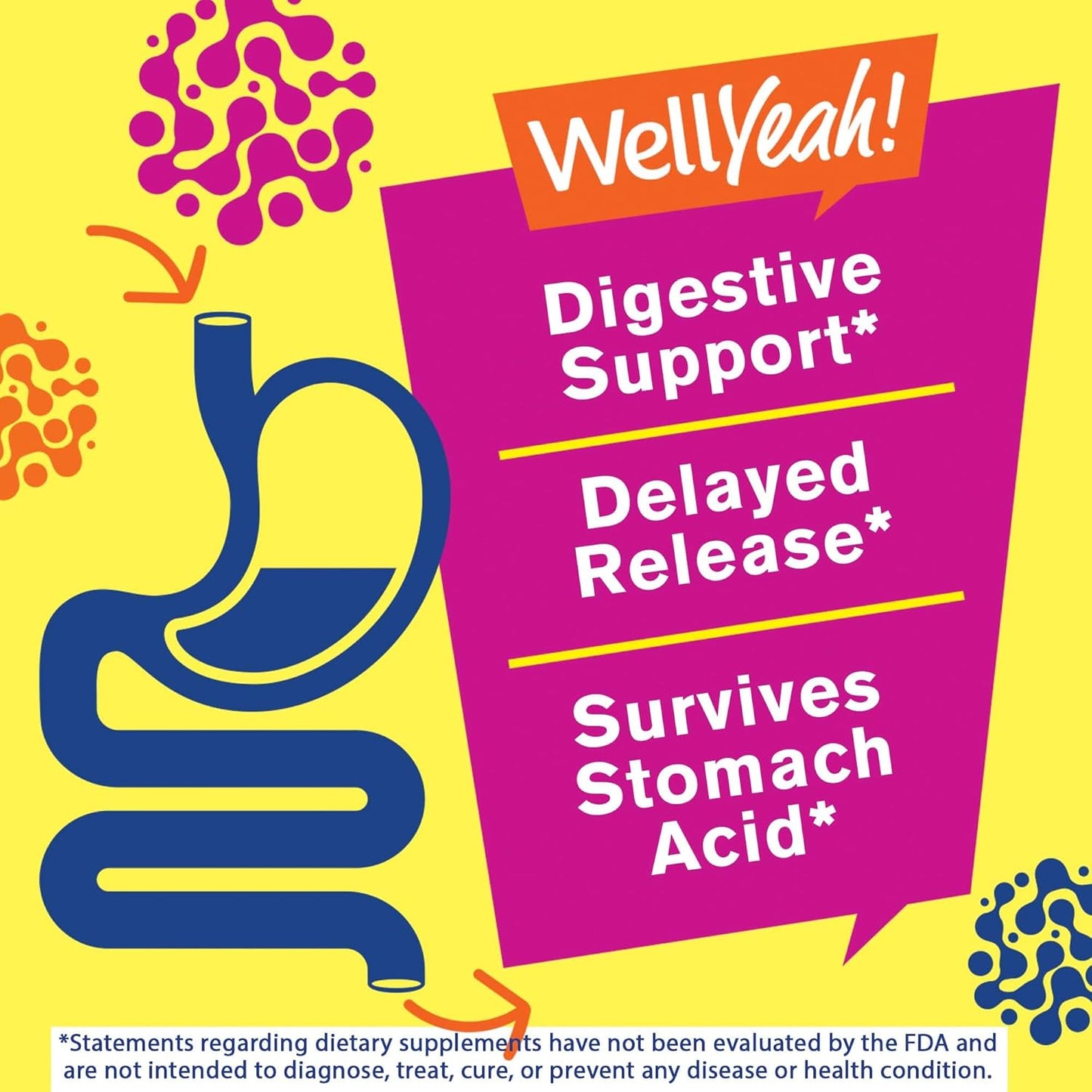 Digestive Health Gummies with 50 Billion Probiotics, Prebiotics, and 12 Strains - Immune and Gut Support for Men and Women - 60 Count