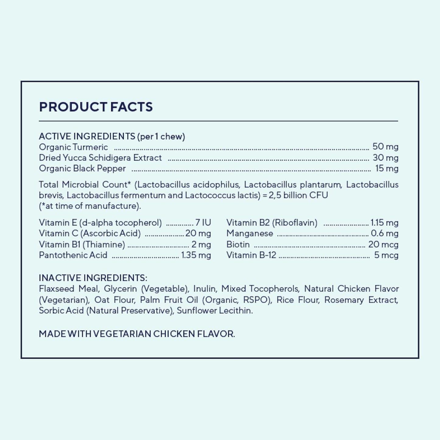 Digestive Health Probiotics for Dogs - 30 Chews for Small and Large Breeds - Supports Gut Health, Skin, and Allergies