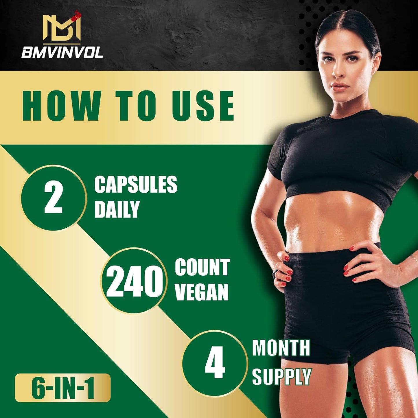 Digestive Health Support Supplement with Psyllium Husk Fiber, Fenugreek, Apple Cider Vinegar, Turmeric - 240 Capsules