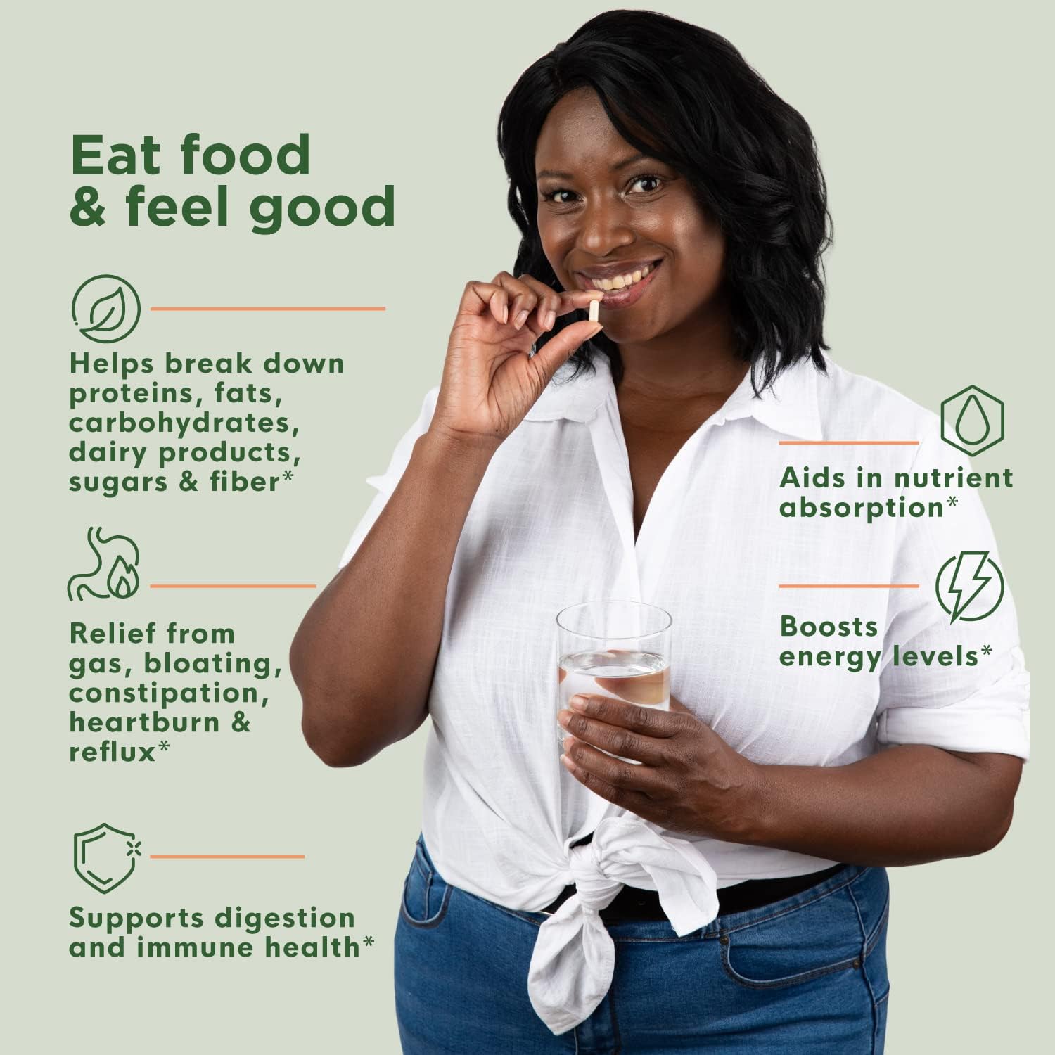 DigestWise Digestive Enzymes - Vegan Formula for Digestion Support & Relief - 10 Powerful Enzymes - Keto Friendly - 90 Capsules