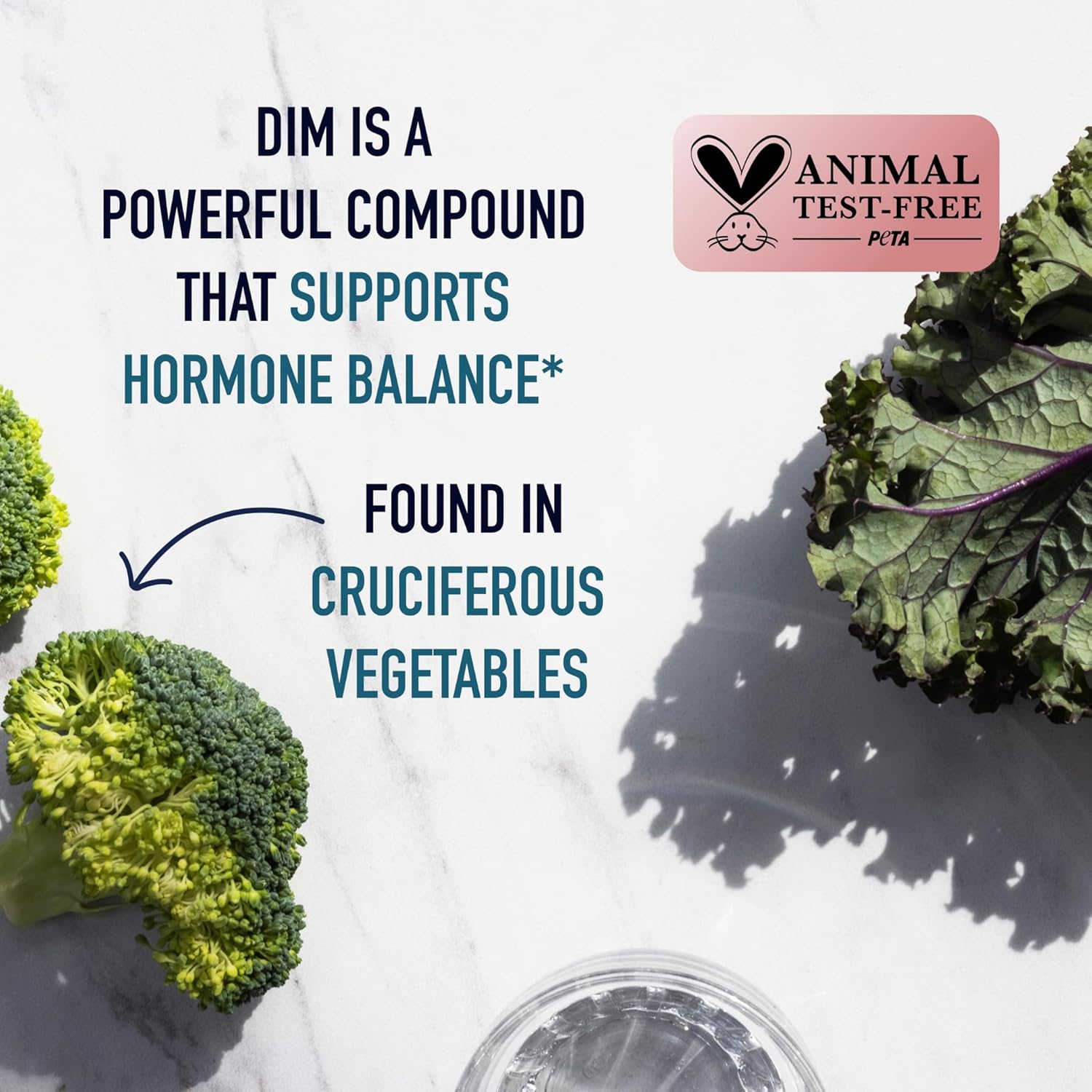 DIM Cream Supplement for Women | Hormone Balancing & Menopause Relief | Diindolylmethane Cream Supports Estrogen Balance, Hormonal Acne & Hot Flashes | Soy-Free | 40mg/serving