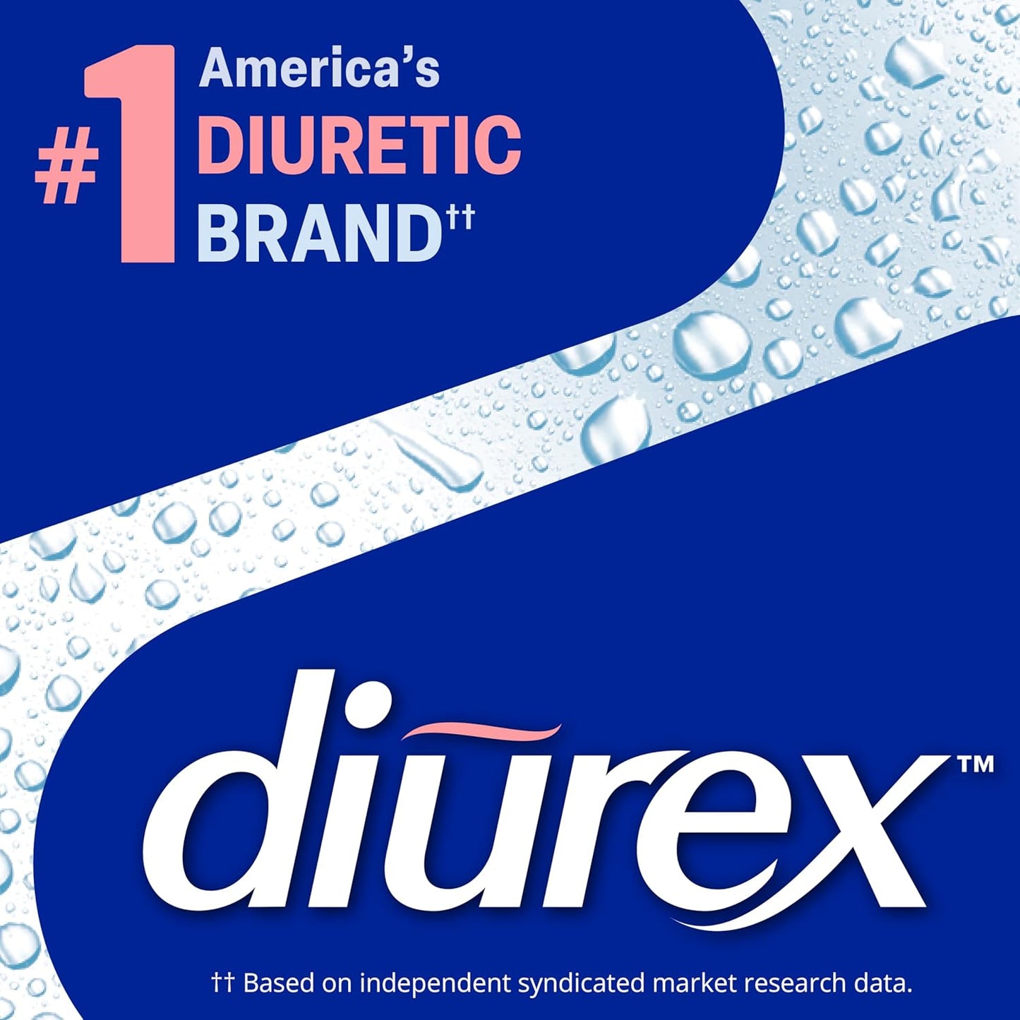 Diurex Drink Mix Mixed Berry Flavored - Bloat Relief - Single-Serve Packets - Dietary Supplement - 12 Packets