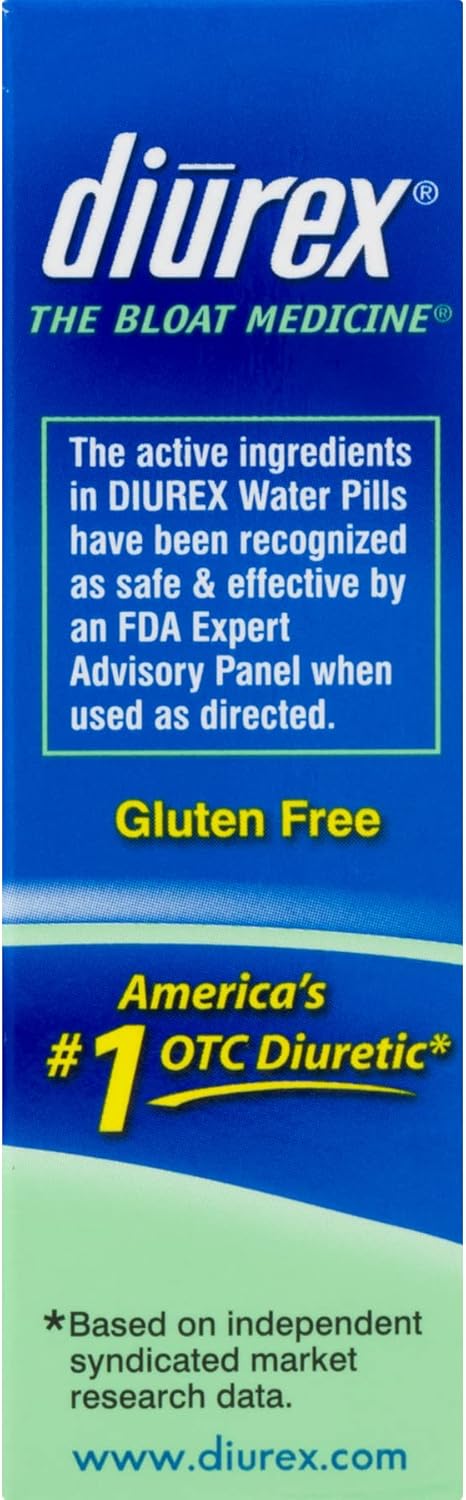 Diurex Water Pills, 42-Count x 2 Pack - Fast-Acting Diuretic for Bloating & Water Retention