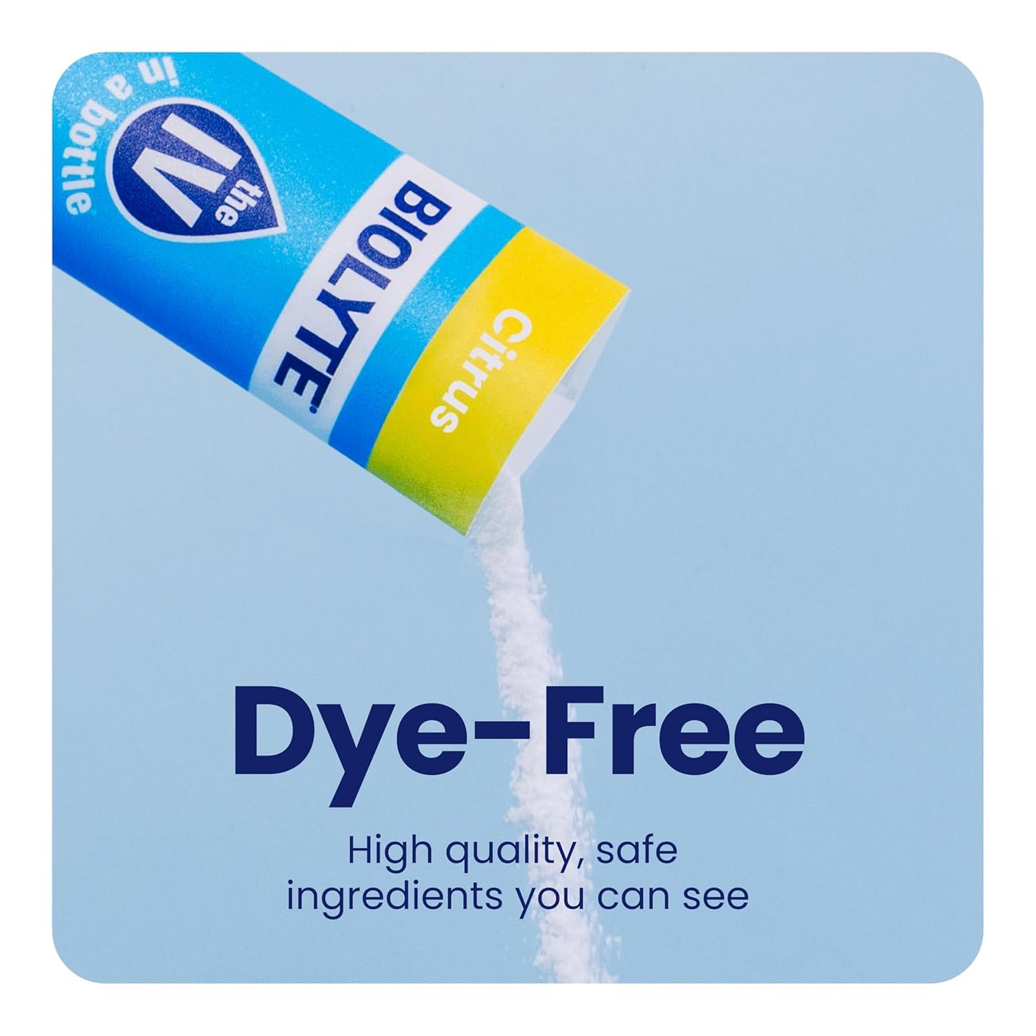 Doctor-Developed BIOLYTE Electrolyte Powder Packets for Dehydration Relief - Citrus Flavor (16 Sticks)