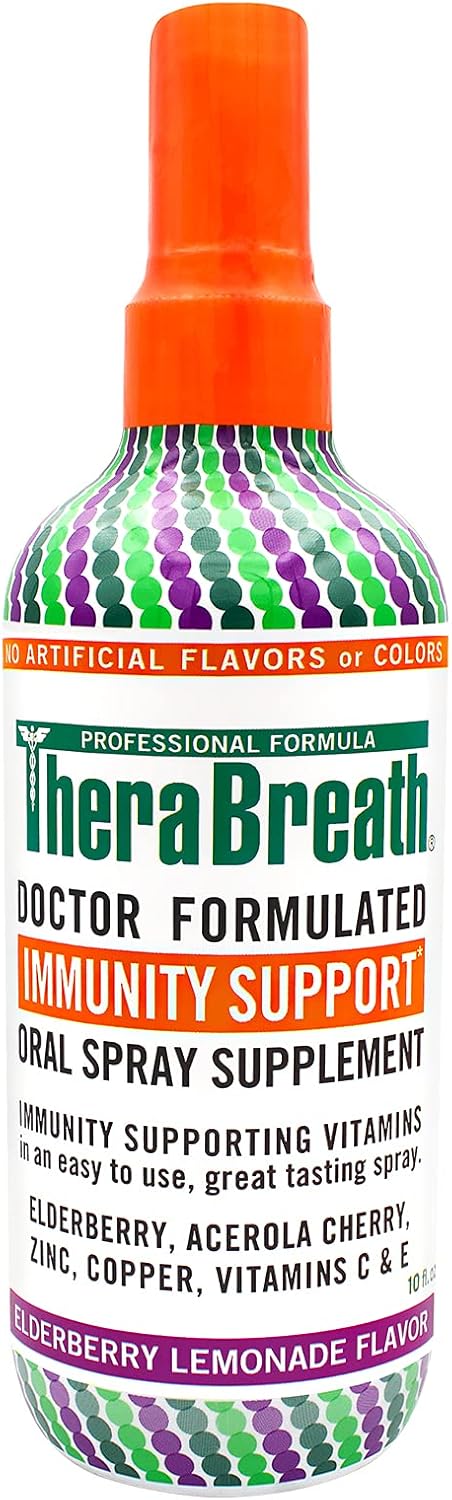 Doctor Formulated Elderberry Lemonade Oral Spray for Immunity Support, 10 Ounce