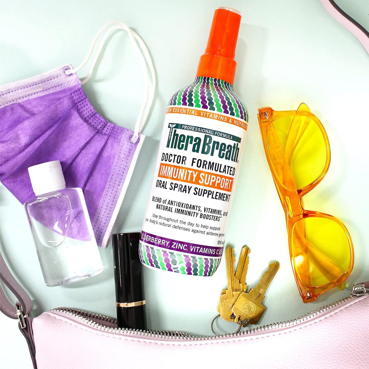 Doctor Formulated Elderberry Lemonade Oral Spray for Immunity Support, 10 Ounce