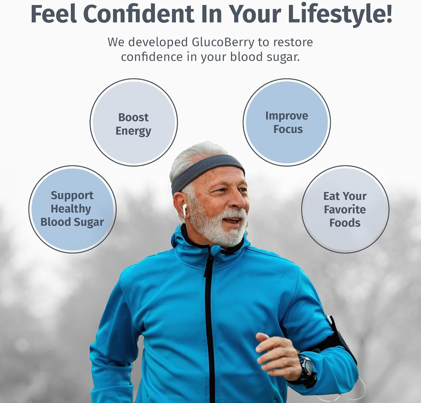 Doctor Formulated GlucoBerry Maqui Berry Extract Capsules with Chromium Picolinate - Blood Health Support Supplement with Biotin and Gymnema Sylvestre - 60 Capsules, 2 Pack