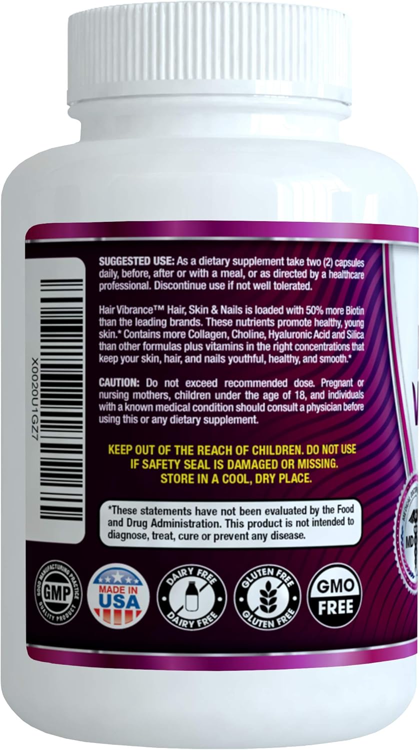 Doctor Formulated Hair, Skin, and Nails Vitamins with 15000mcg Biotin - 23 Vitamins for Hair Growth, Healthier Skin, Nails, and Lashes - 3 Pack