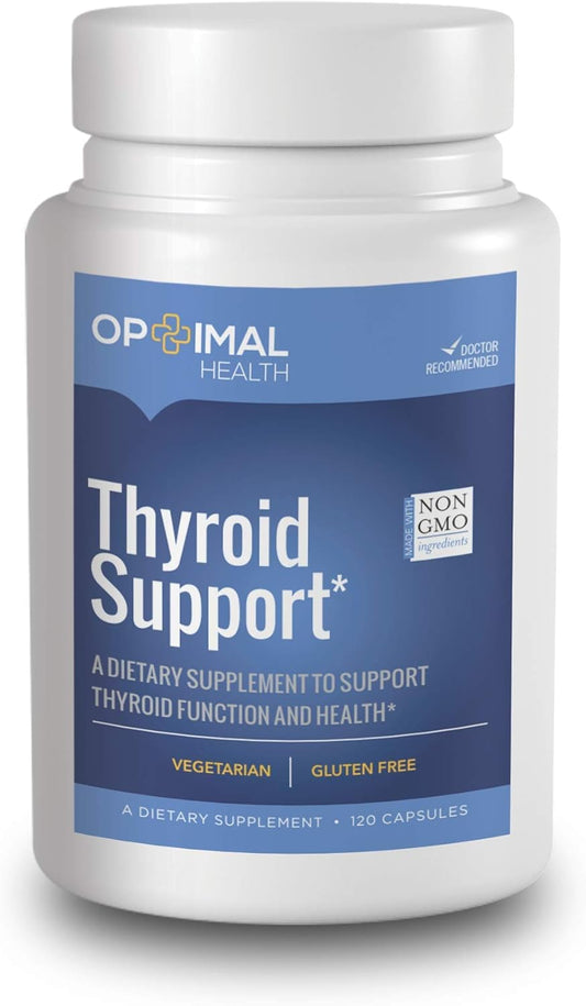 Doctor Formulated Thyroid Support Supplement with Iodine for Metabolism, Energy & Weight Loss - Vegetarian & Gluten-Free