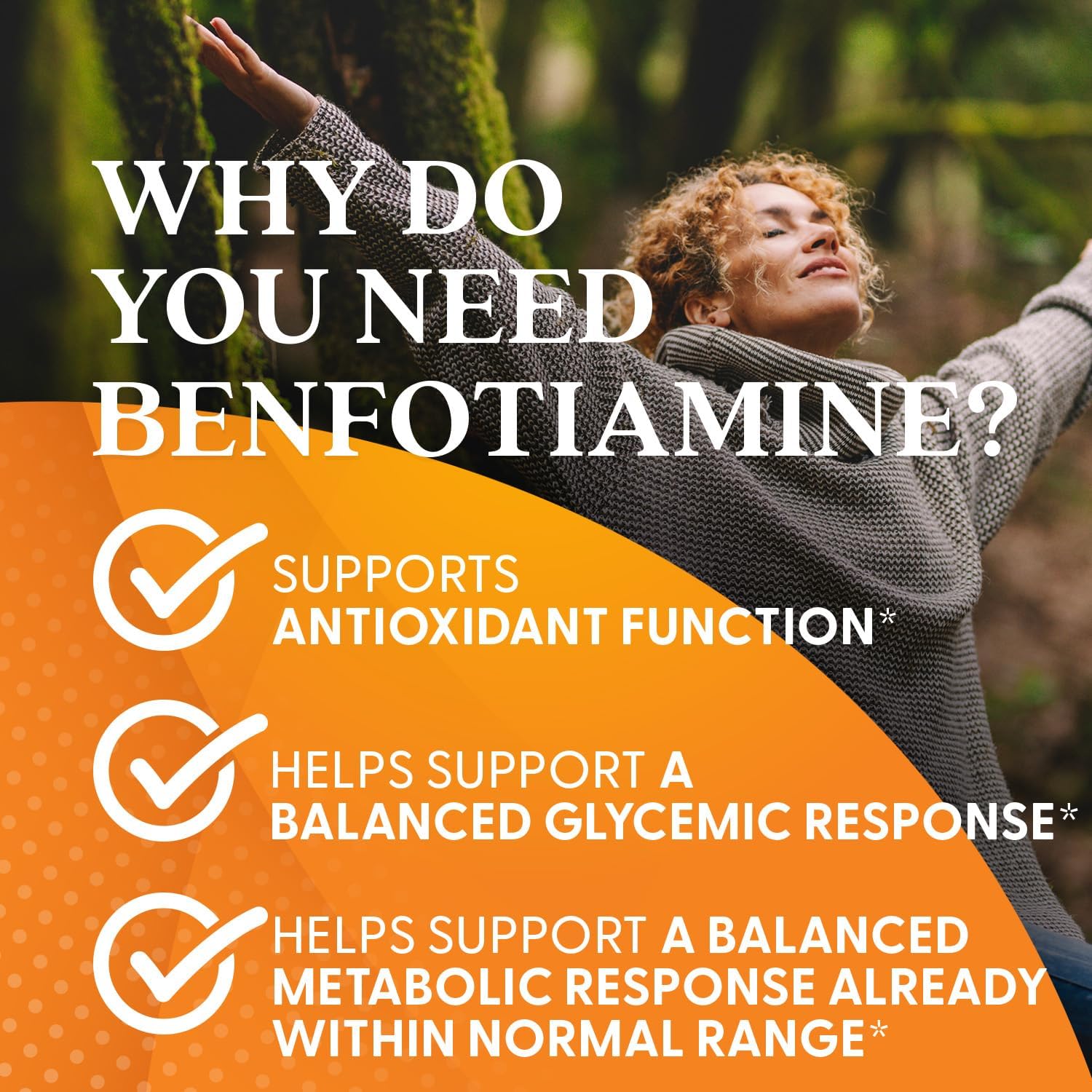 Doctor's BEST Benfotiamine 150 for Glycemic Balance & Metabolic Response - Non-GMO, Gluten Free, Vegan 120 Caps