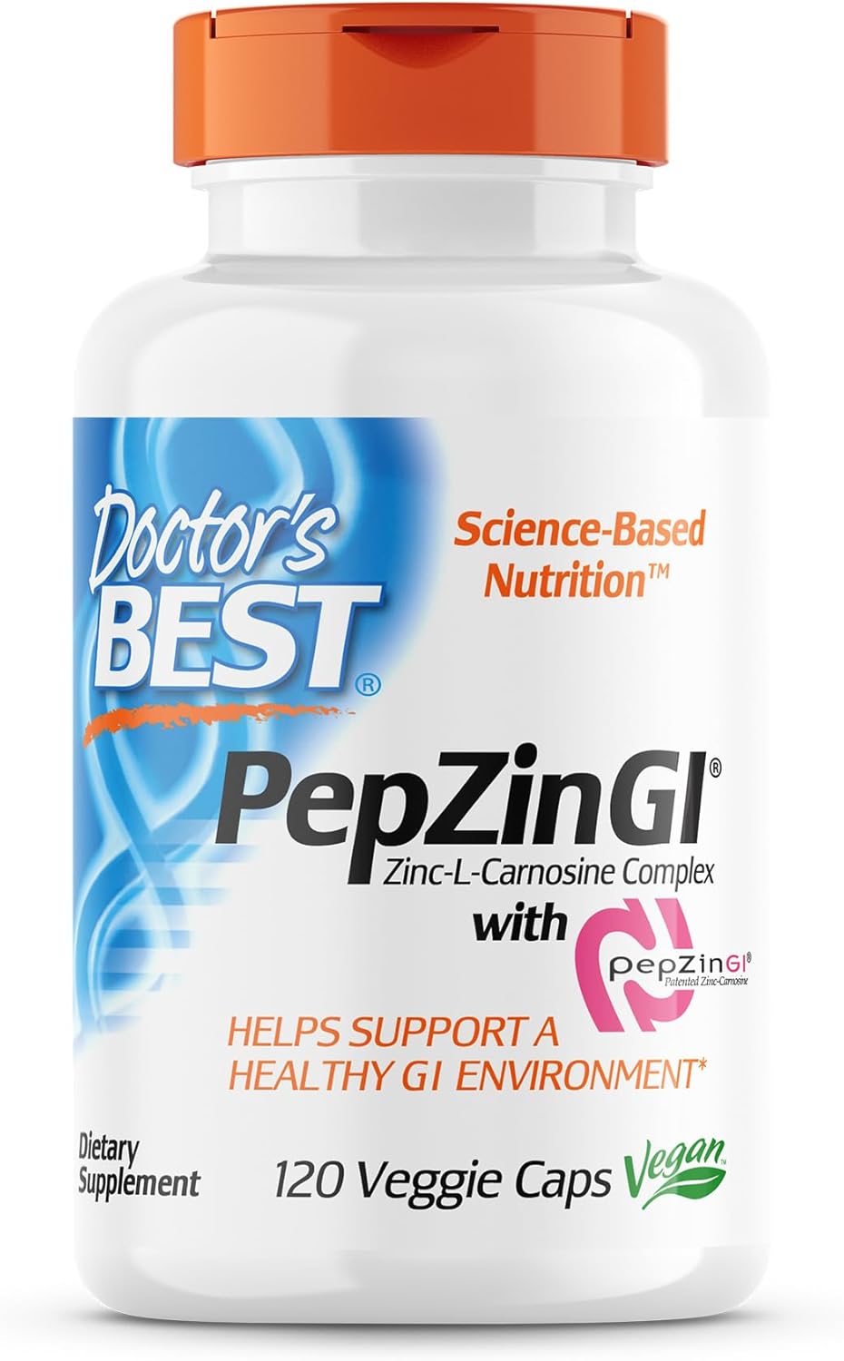 Doctor's BEST Digestive Enzymes & PepZin GI Complex Bundle - Non-GMO, 90 Veggie Caps + 120 Veggie Caps