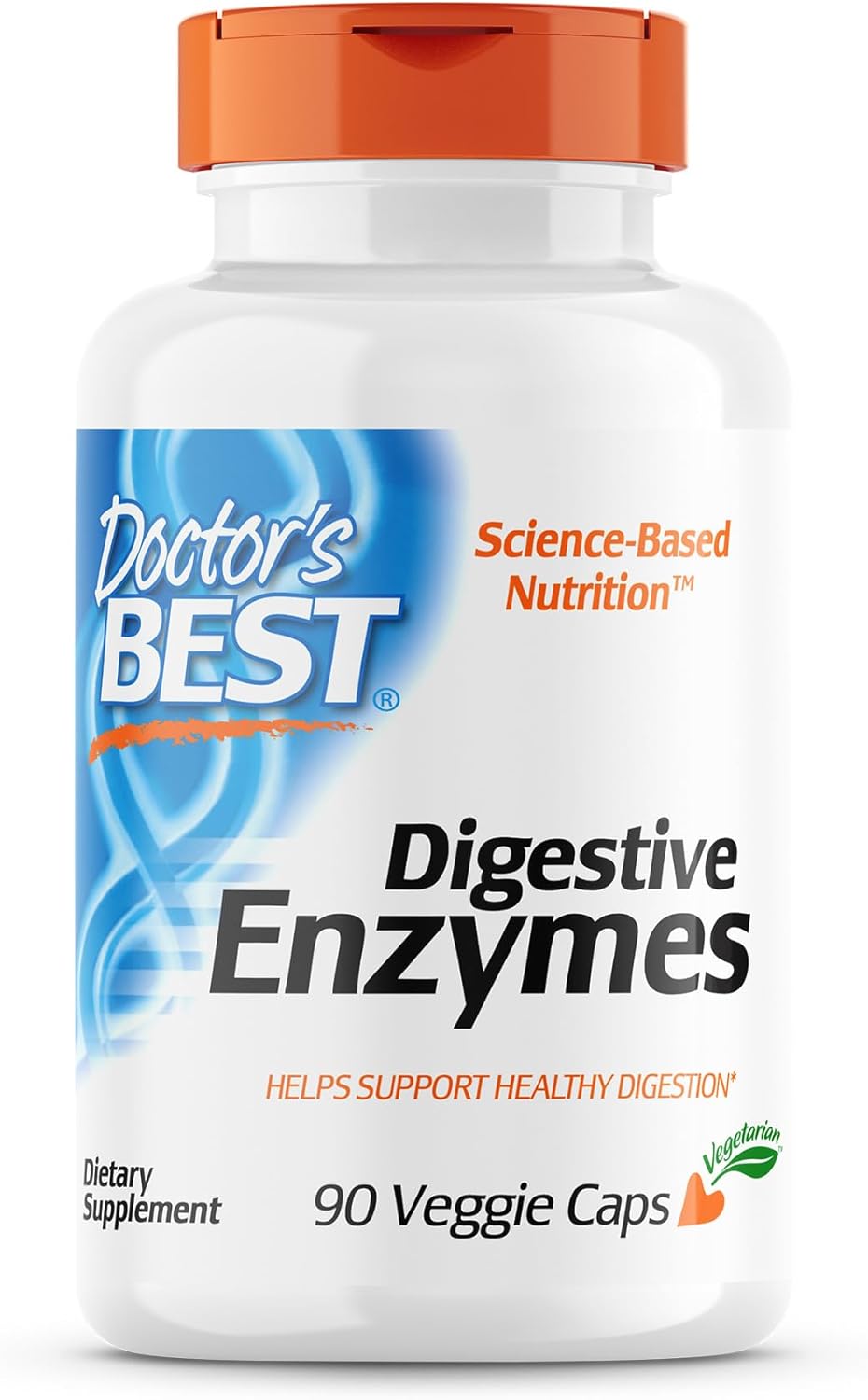 Doctor's BEST Digestive Enzymes & PepZin GI Complex Bundle - Non-GMO, 90 Veggie Caps + 120 Veggie Caps