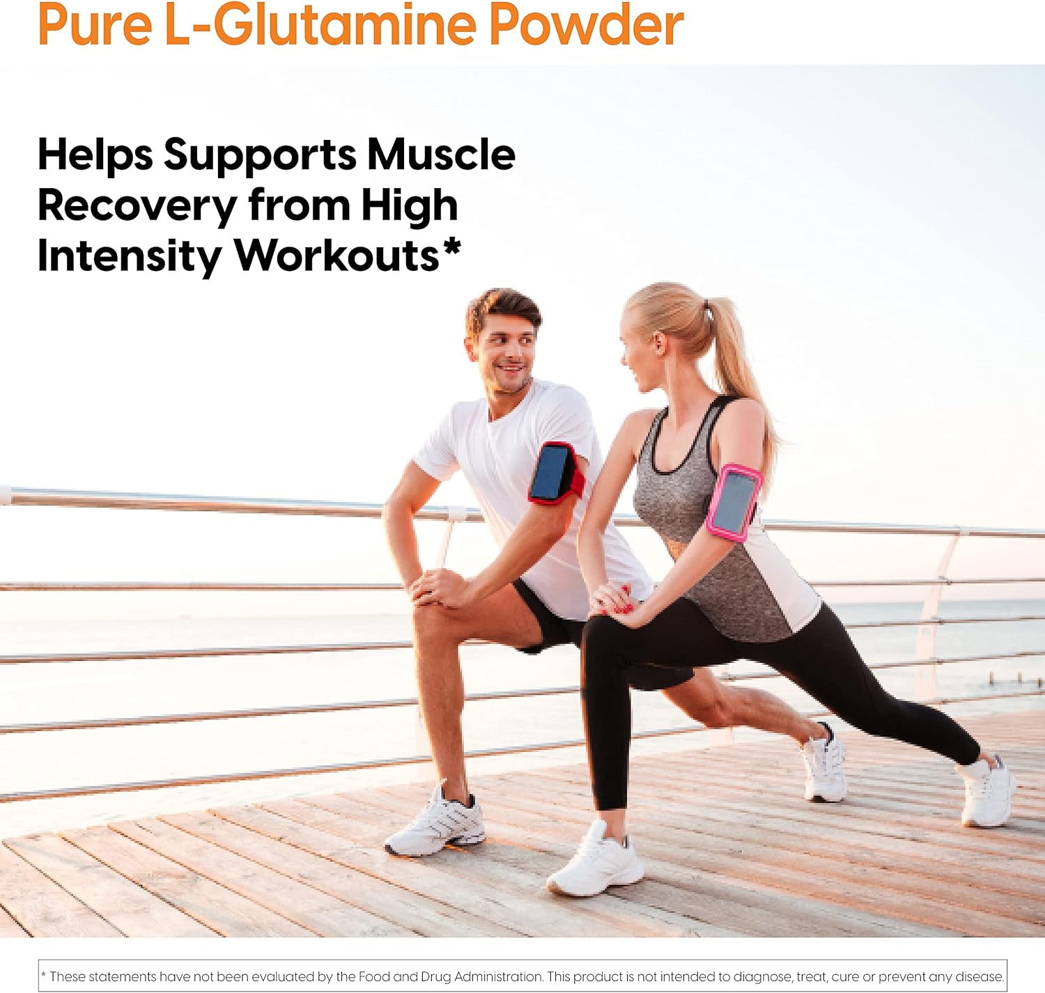 Doctors Best Pure L-Glutamine Powder - Supports Muscle Mass & Strength - Non-GMO, Gluten Free, Soy Free, Vegan - 10.6 oz (300g)