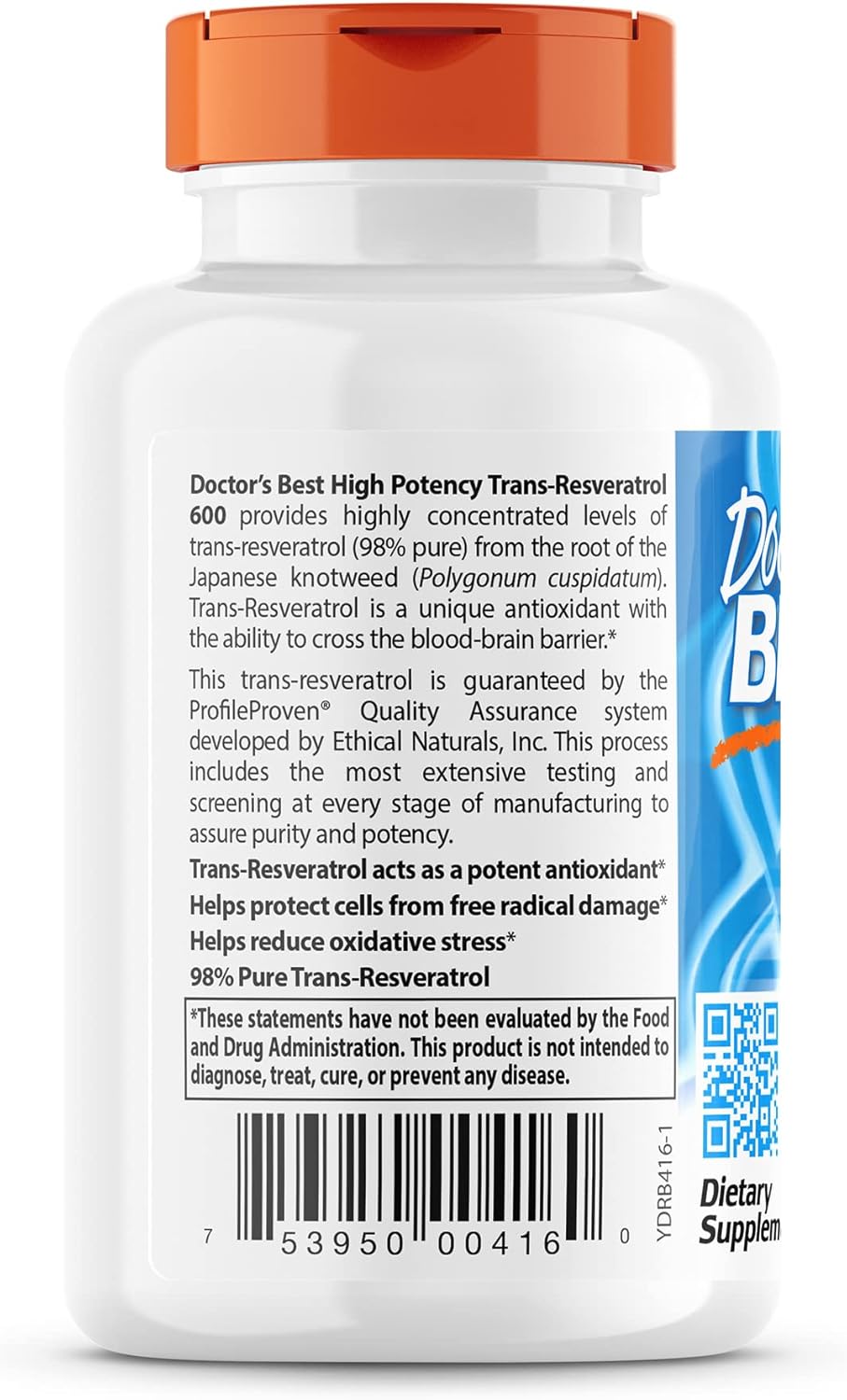 Doctor's BEST Trans-Resveratrol 600 mg and Fisetin with Novusetin 100 mg Bundle - 60 Count and 30 Count