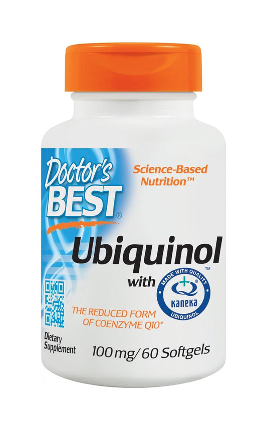 Doctor's Best Ubiquinol with Kaneka's QH 100mg - 60 Capsules