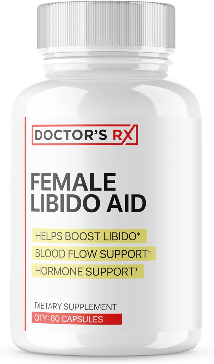 Doctor's Recommended Female Libido Booster | Balance Hormones, Heighten Sensitivity | Fast Acting with 14 Ultra Ingredients | 3rd Party Tested for Women - 60 Pills
