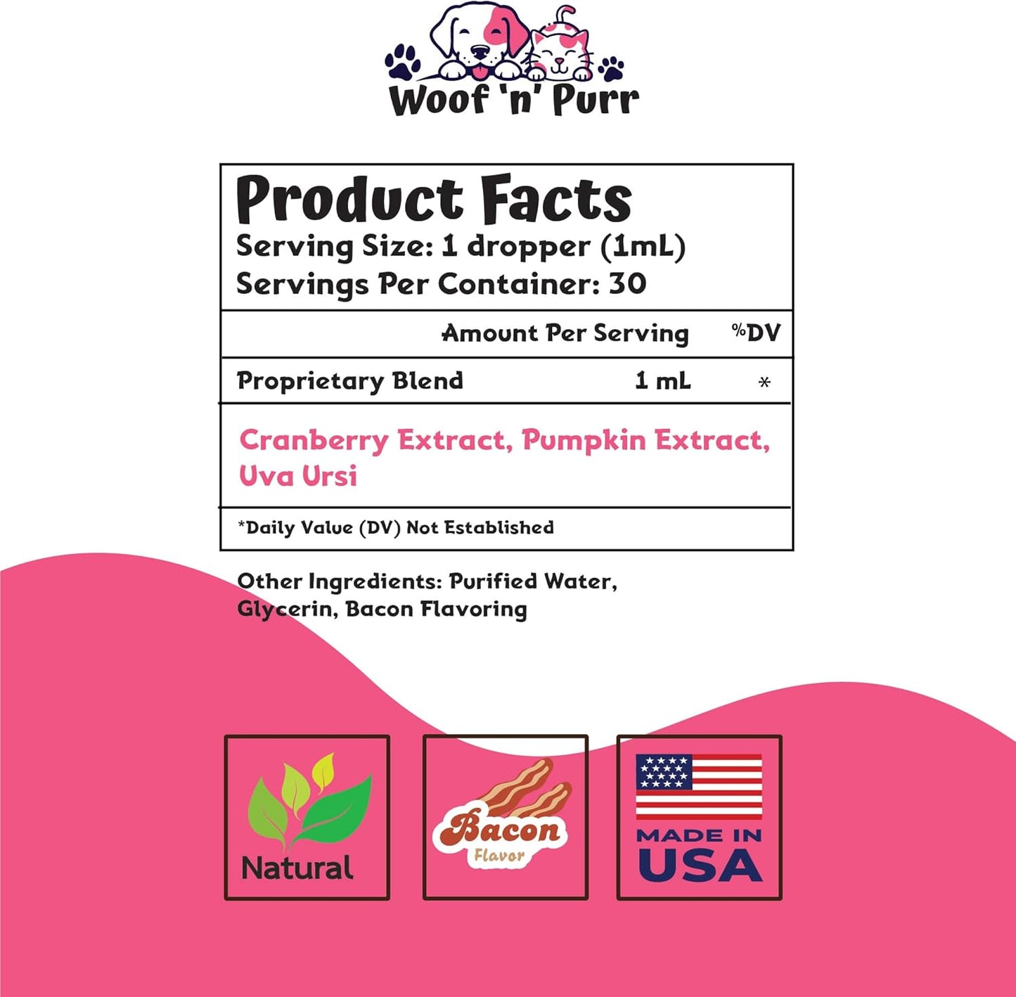 Dog Bladder Control Supplement - Supports Healthy Kidney & Urinary Tract - UTI Treatment - Bladder Support - 1oz