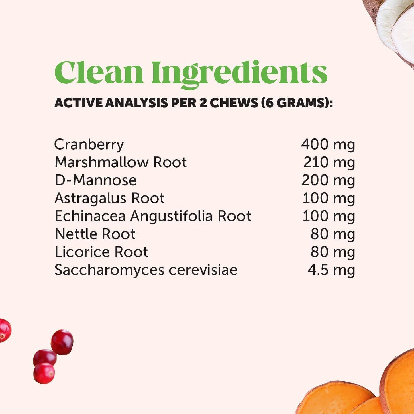 Dog Bladder Health Supplement with Cranberry & D-Mannose - Kidney Support for Dogs, Urinary Tract Health - Chicken Flavor