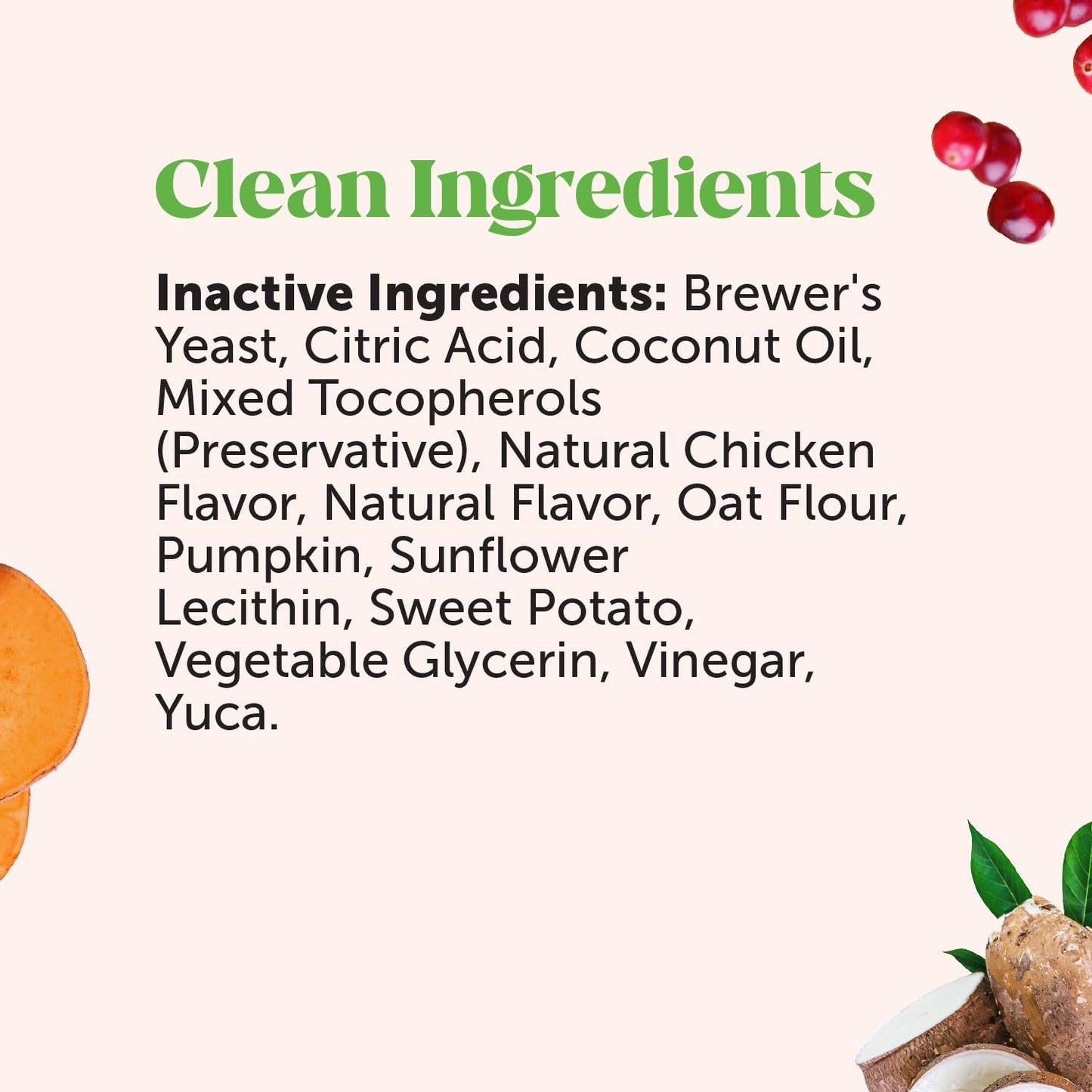 Dog Bladder Health Supplement with Cranberry & D-Mannose - Kidney Support for Dogs, Urinary Tract Health - Chicken Flavor