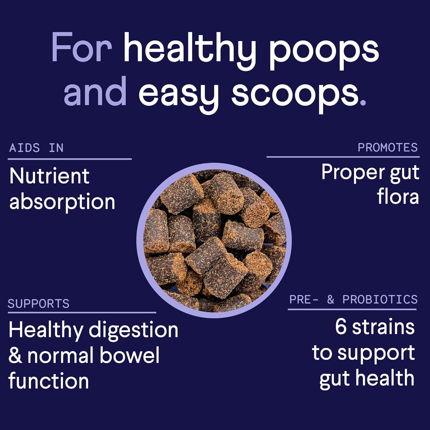 Dog Digestive Probiotics with Pumpkin & Prebiotics - Vet Recommended, Made in USA - 90 Soft Chews