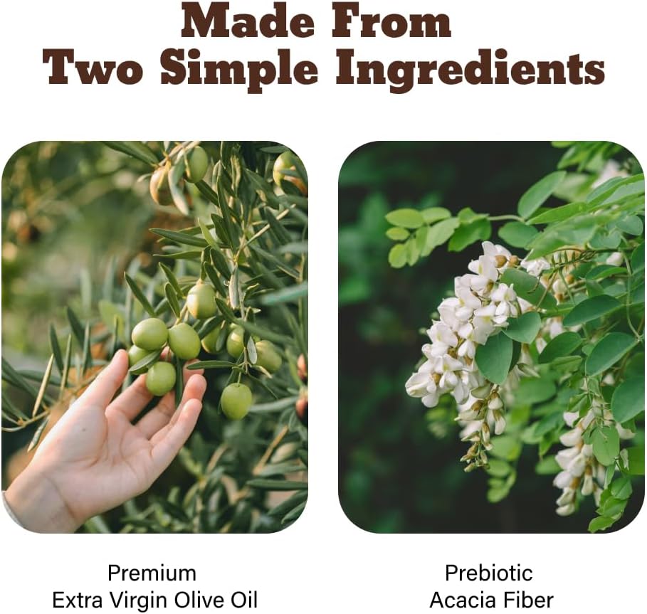 Dog Fiber Supplement for Heart, Gut, Coat & Joint Health - Made in USA, 2 Natural Ingredients (2 Pack)