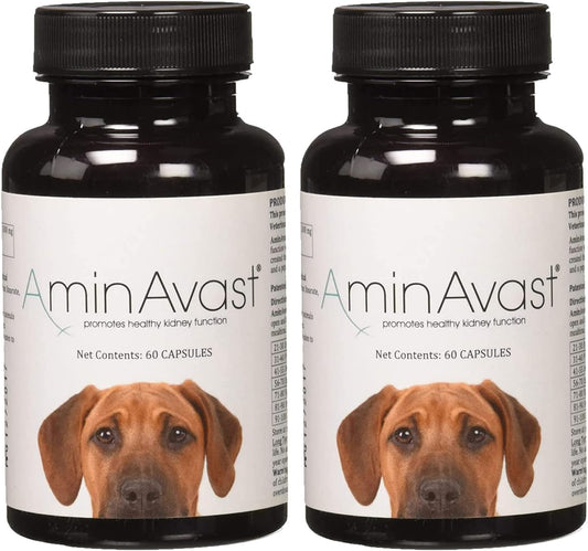 Dog Kidney Support Supplement 1000mg 2-Pack - Promotes Natural Kidney Function - Supports Aging Kidneys - Easy-to-Administer - 60 Capsules